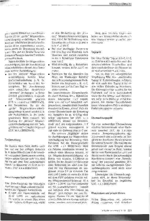 Vorschauseite 3: Das neue Bundesreisekostengesetz - Vereinfachungen, Kürzungen, Ungereimtheiten