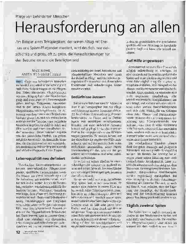 Vorschauseite 1: Herausforderung an allen Fronten