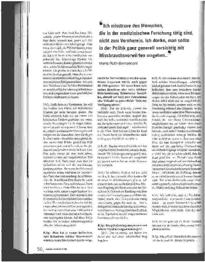 Vorschauseite 4: Soll Präimplantationsdiagnostik zugelassen werden?
