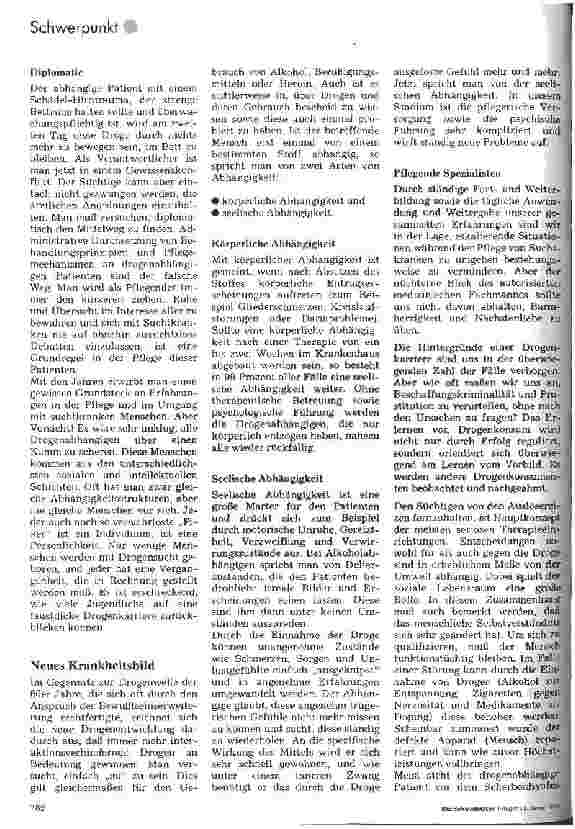 Vorschauseite 3: Der Umgang mit drogenabhängigen Patienten
