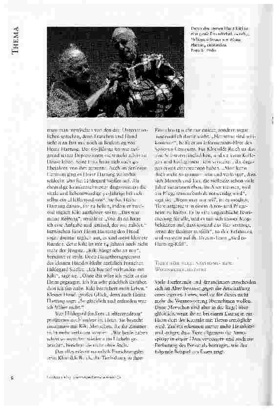 Vorschauseite 2: TIERISCH WAS LOS IN DEUTSCHLANDS ALTENHILFE-EINRICHTUNGEN?