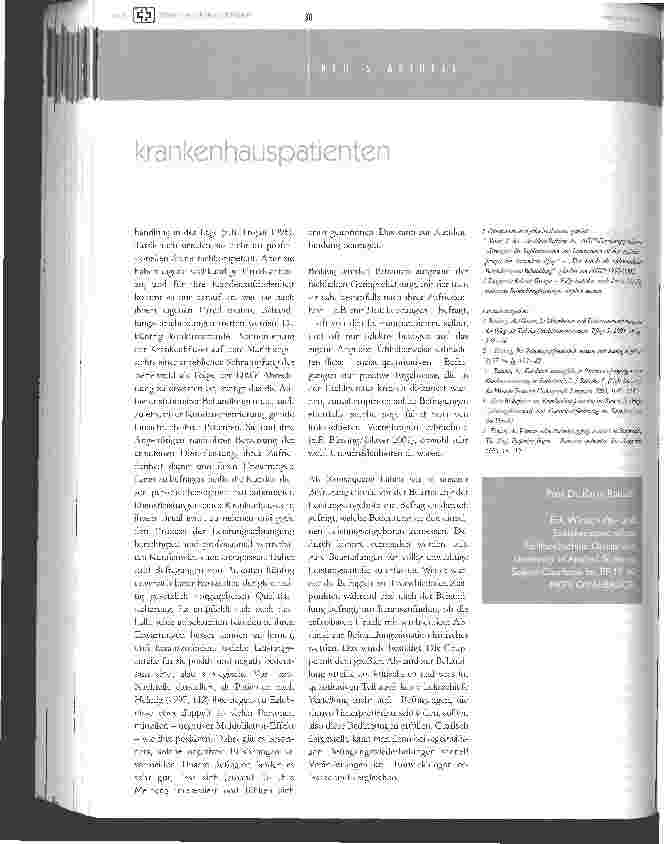 Vorschauseite 2: krankenhauspatienten sind kritische kunden