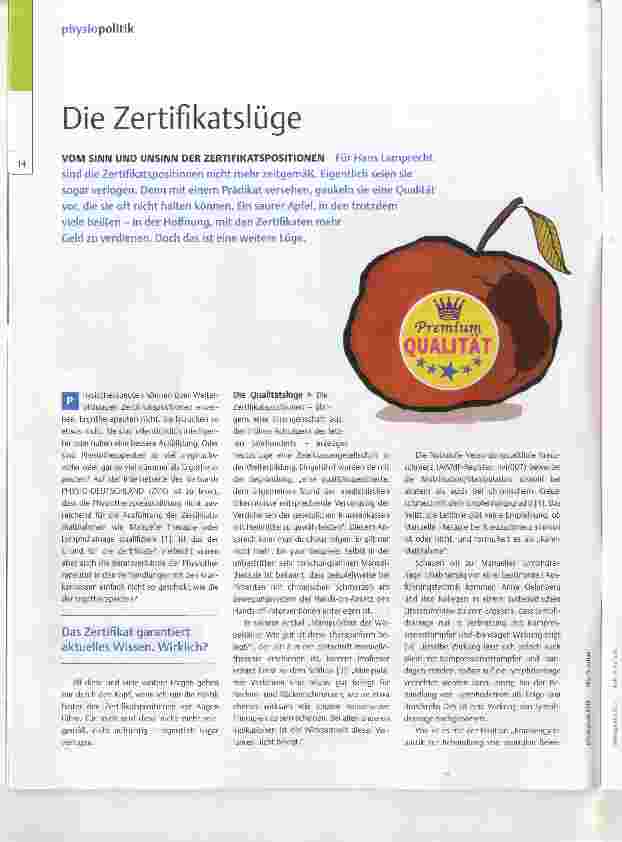 Vorschauseite 1: Die Zertifikatslüge