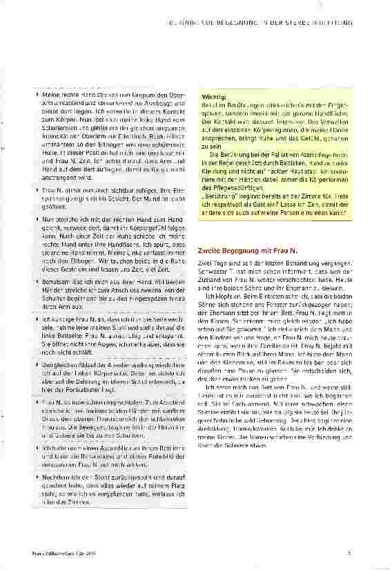Vorschauseite 4: Berührende Begegnung in der Sterbebegleitung