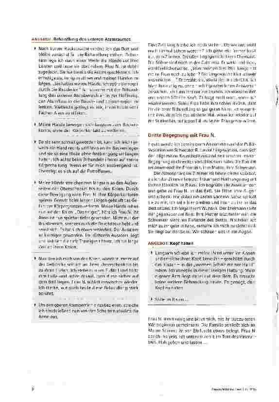 Vorschauseite 5: Berührende Begegnung in der Sterbebegleitung