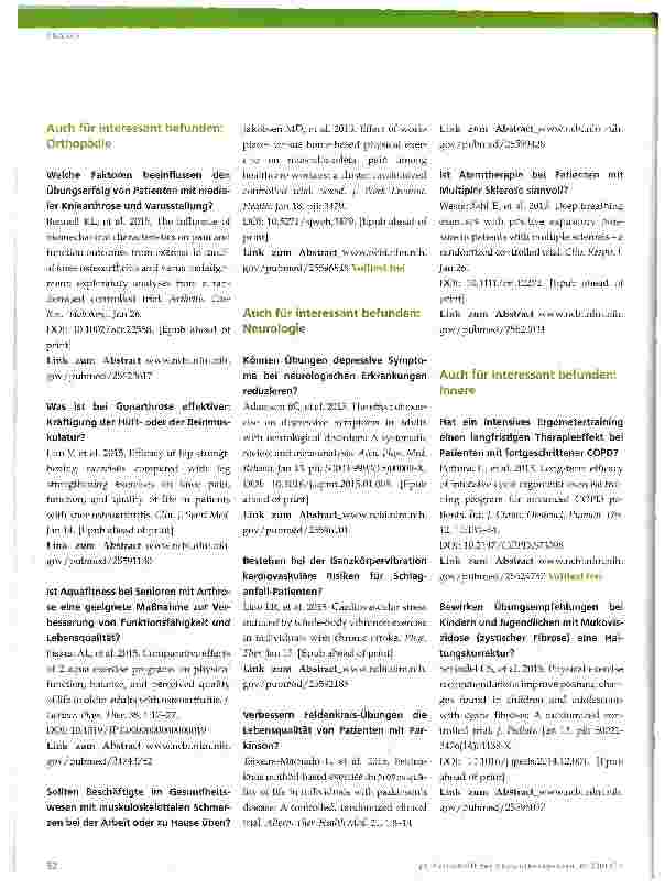 Vorschauseite 5: Evidenz-Update 3_2015