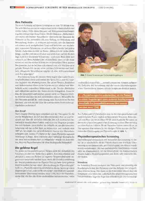 Vorschauseite 2: Screenen oder nicht screenen gar keine Frage