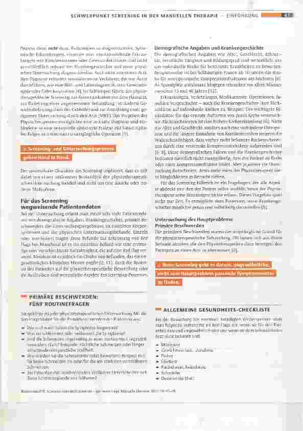 Vorschauseite 3: Screenen oder nicht screenen gar keine Frage
