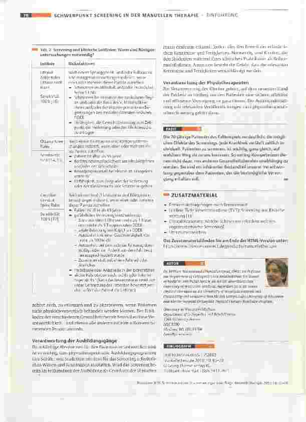 Vorschauseite 6: Screenen oder nicht screenen gar keine Frage