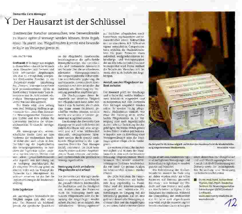 Vorschauseite 1: Der Hausarzt ist der Schlüssel
