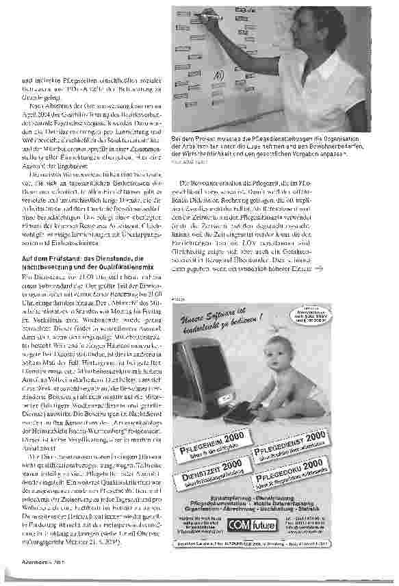 Vorschauseite 2: Dienstplan-Projekt der AWO Baden. Die Einsatzplanung optimal gestalten