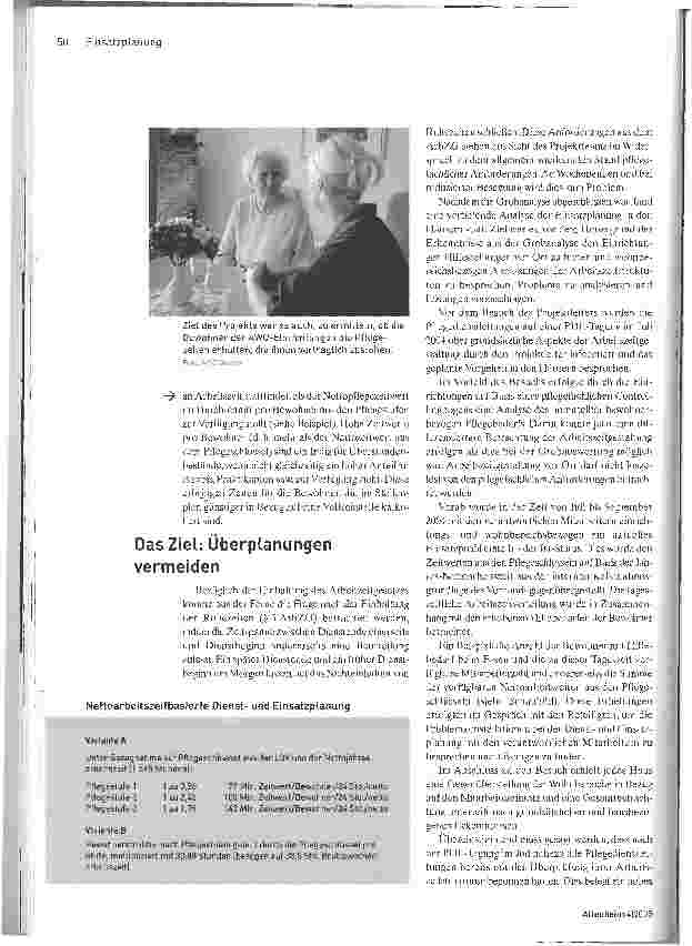 Vorschauseite 3: Dienstplan-Projekt der AWO Baden. Die Einsatzplanung optimal gestalten