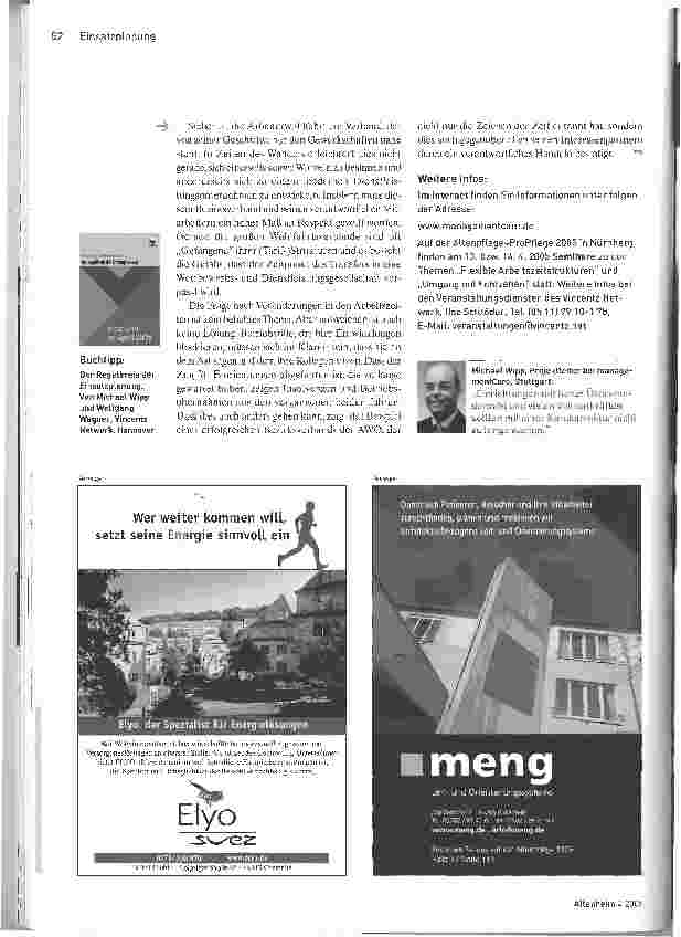 Vorschauseite 5: Dienstplan-Projekt der AWO Baden. Die Einsatzplanung optimal gestalten