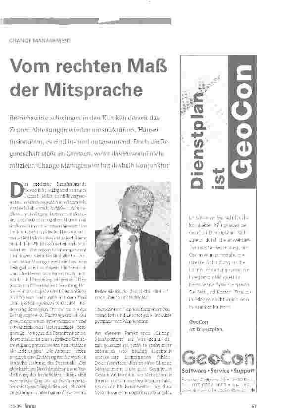 Vorschauseite 1: Vom rechten Maß der Mitsprache
