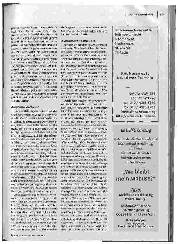 Vorschauseite 2: Autonomie am Lebensende ?Die Wirklichkeit von Behandlungsabbrüchen im klinischen Alltag