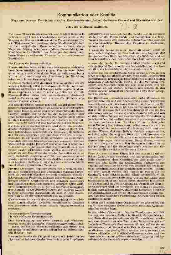 Vorschauseite 1: Kommunikation oder Konflikt