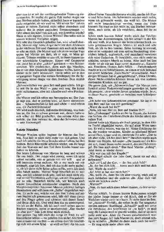 Vorschauseite 3: Gespräche mit einem sterben Kind