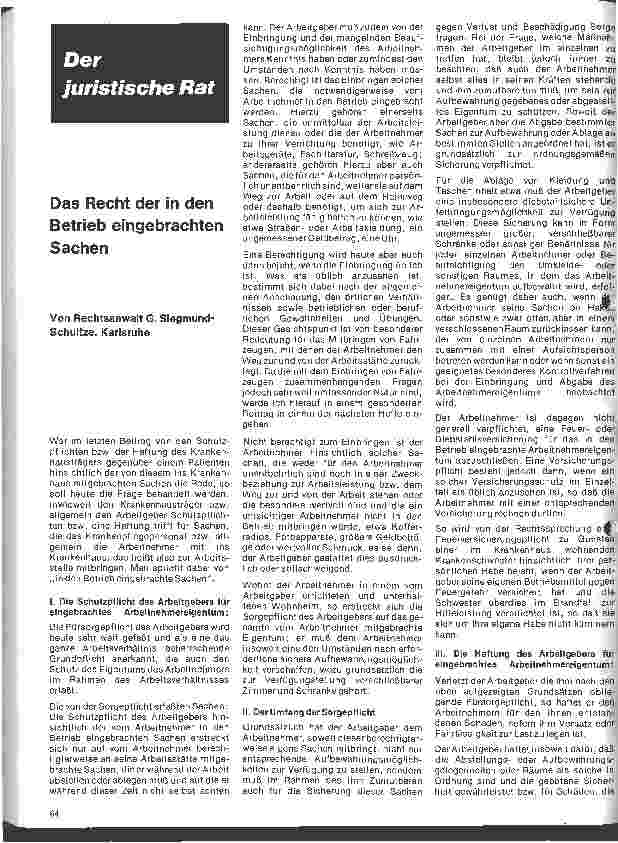 Vorschauseite 1: Das Recht der in den Betrieb eingebrachten Sachen