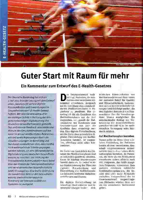 Vorschauseite 1: Guter Start mit Raum für mehr