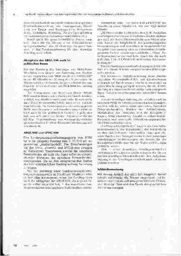 Vorschauseite 3: Notwendigkeit von Arbeitsgemeinschaften derPersonalräte im Bundespersonalvertretungsgesetz und den LandespersonalvertretungsgesetzenVom Personalratsvorsitzenden Manfred Engelhardt…