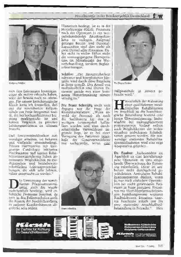 Vorschauseite 2: Herzchirurgie in der Bundesrepublik Deutschland Ein aktuelles Experten-Interview