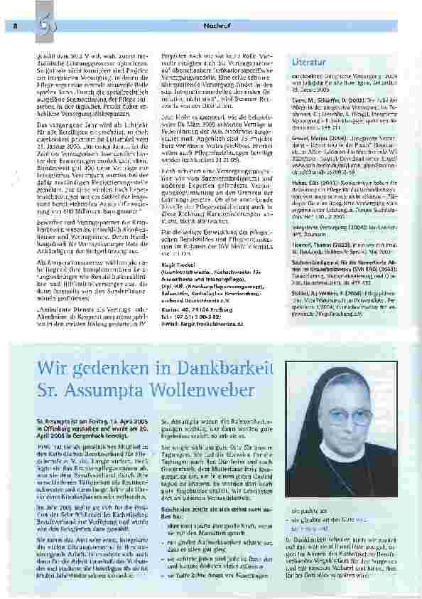 Vorschauseite 5: Integrierte Versorgung und Konsequenzen für die Pflege