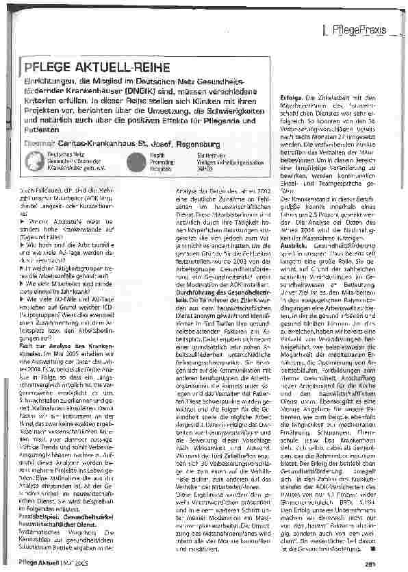 Vorschauseite 2: Betriebliche Gesundheitsförderung