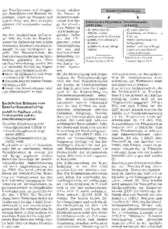 Vorschauseite 2: Rechtliche Rahmenbedingungen eines Krankenhausmarketings