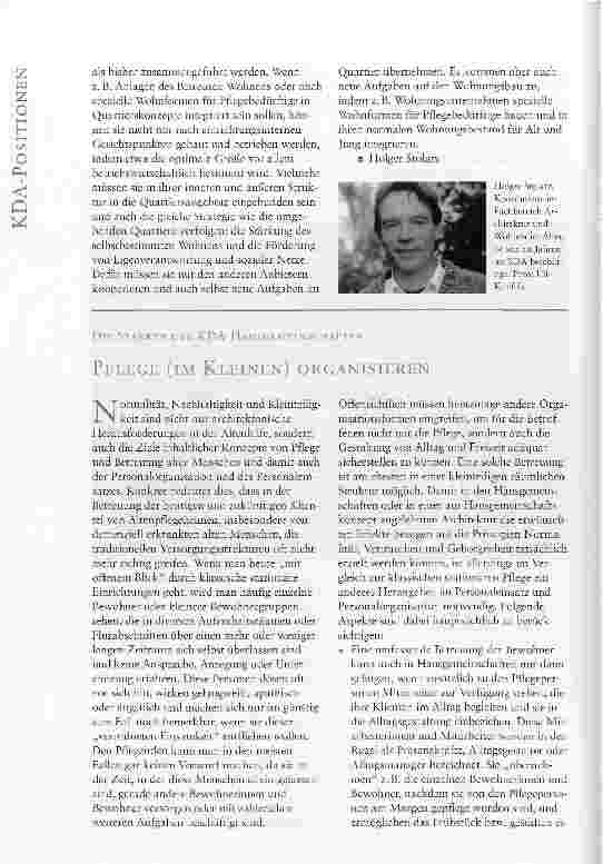 Vorschauseite 2: BAUEN UND SOZIALES ZUSAMMENFÜHREN AM BEISPIEL VON WOHNQUARTIEREN