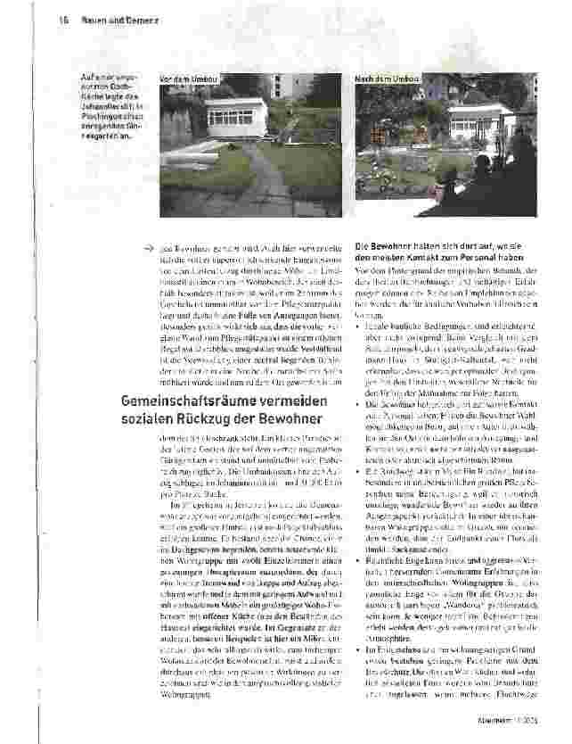 Vorschauseite 3: WohngruppenKleiner Umbau große Wirkung