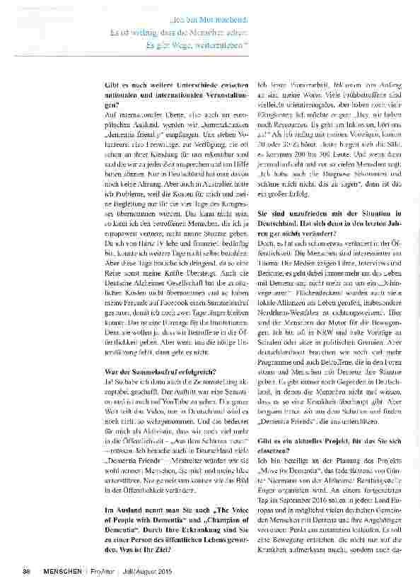 Vorschauseite 3: Demenz ist nicht das Ende