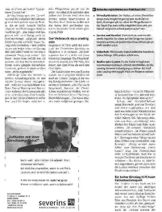 Vorschauseite 2: Die Ansprüche von Praktikern an Dienstfahrzeuge - und was verschiedene Hersteller bieten Angebot und Nachfrage