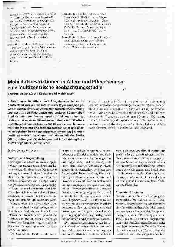 Vorschauseite 4: Individuelle Pflegeverläufe älterer Menschen und ihre Determinanten