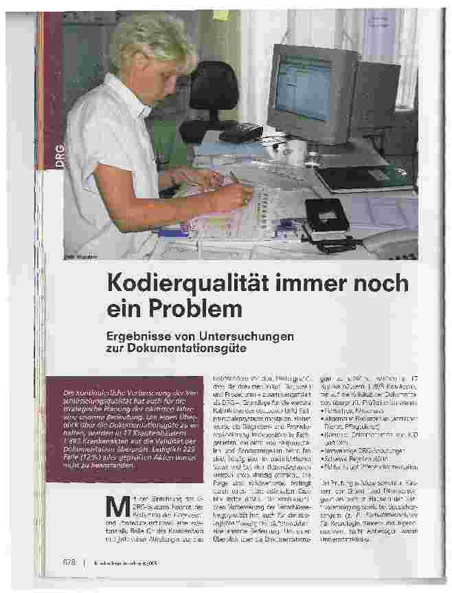 Vorschauseite 1: Kodierqualität immer noch ein Problem