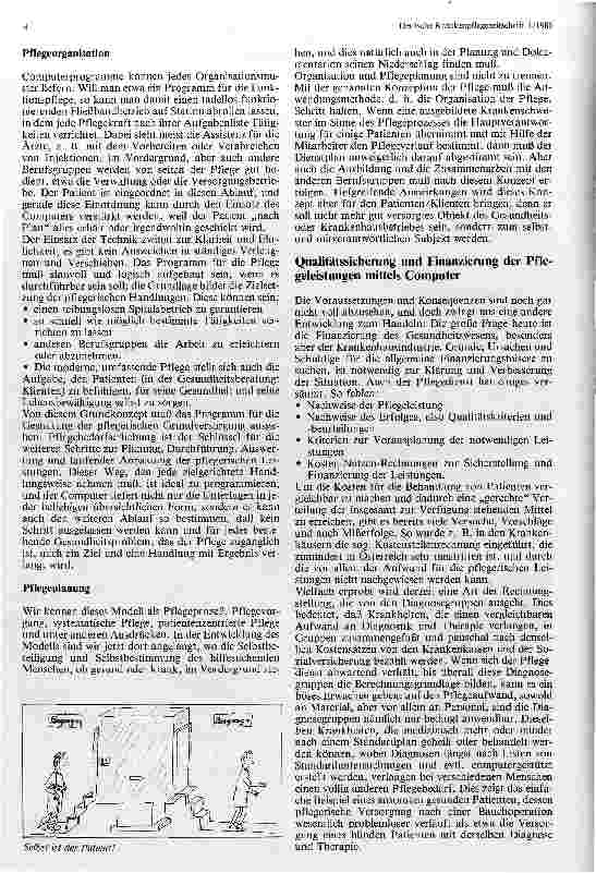 Vorschauseite 2: Computer in der Krankenpflege