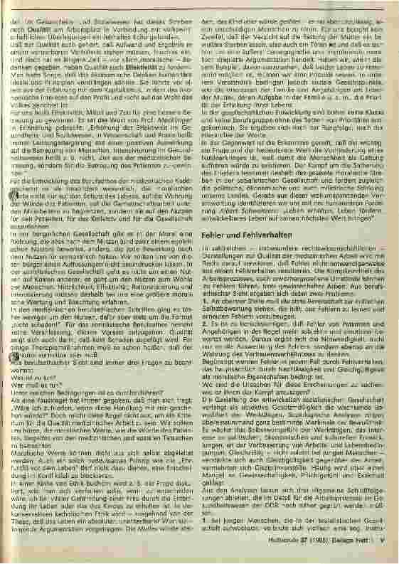 Vorschauseite 5: Berufsethik und Qualität der Arbeit medizinischer Fachschulkader und Facharbeiter