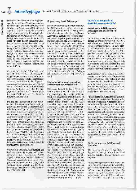 Vorschauseite 3: Angehörigenbetreuung: der Wunsch nach Information - Das am wenigsten erfüllte Bedürfnis von Angehörigen