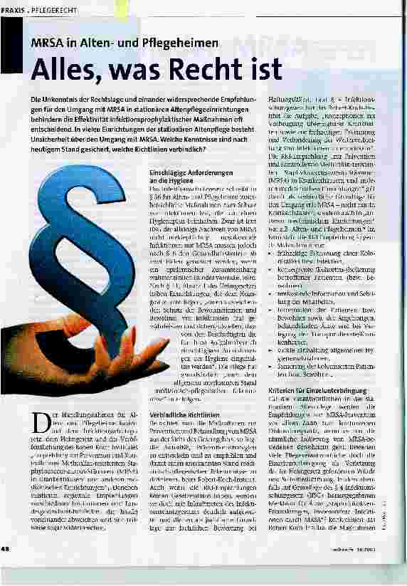 Vorschauseite 1: Alles, was Recht ist