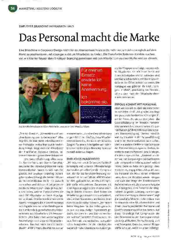 Vorschauseite 1: Das Personal macht die Marke
