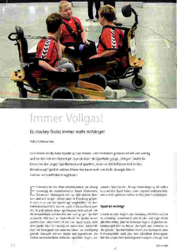 Vorschauseite 1: Immer Vollgas!
