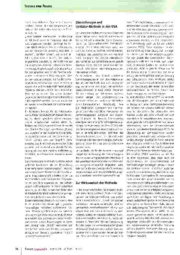 Vorschauseite 5: Grundgedanken der Linklater-Stimmarbeit