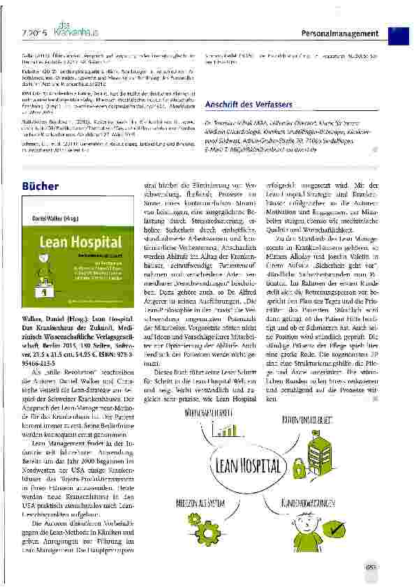Vorschauseite 4: Fallstricke ärztlicher Personalbedarfs planung im Krankenhaus