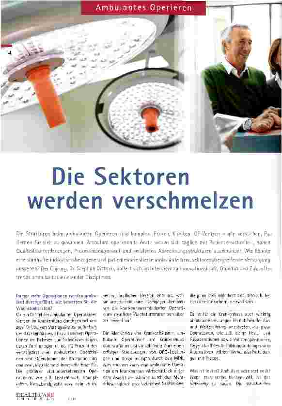 Vorschauseite 1: Die Sektoren werden verschmelzen