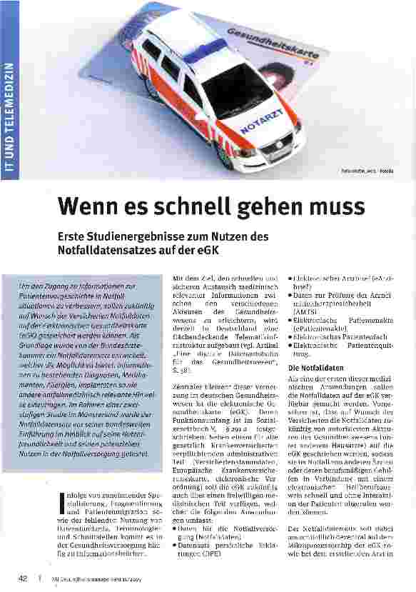 Vorschauseite 1: Wenn es schnell gehen muss