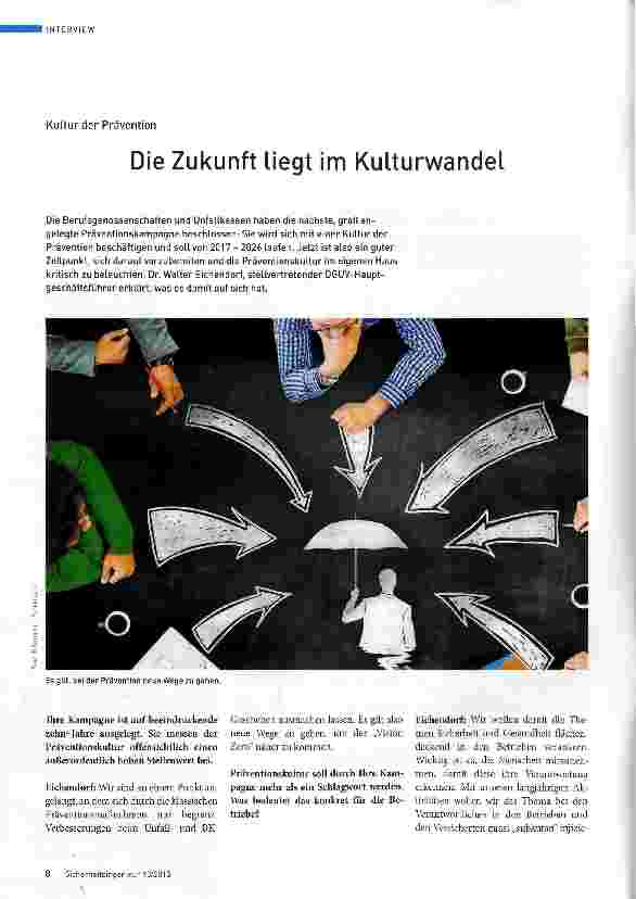 Vorschauseite 1: Die Zukunft liegt im Kulturwandel