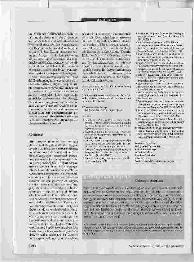 Vorschauseite 6: Hirntodbestimmung und Betreuung des OrganspendersEine Herausforderung für die Intensivmedizin