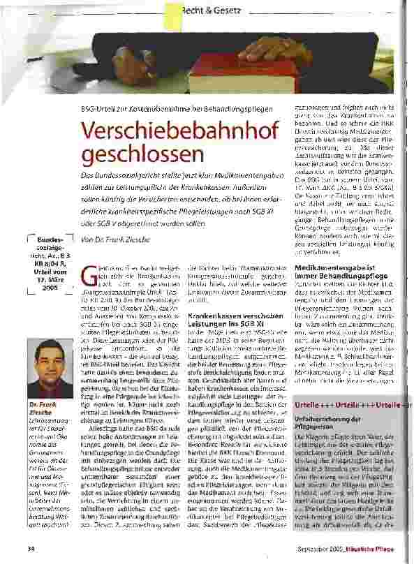 Vorschauseite 1: Verschiebebahnhof geschlossen