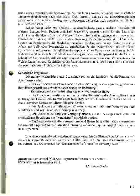 Vorschauseite 3: Das Alter - ein Problem für die ganze Gesellschaft
