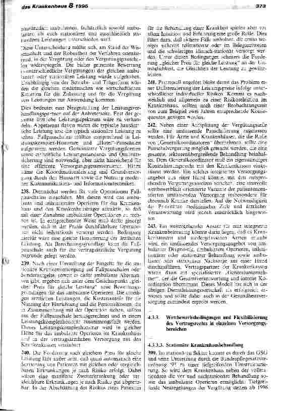 Vorschauseite 5: Gesundheitsversorgung und Krankenversicherung 2000 Auszüge aus dem Sondergutachten 1995 des Sachverständigenrates für die Konzertierte Aktion im Gesundheitswesen