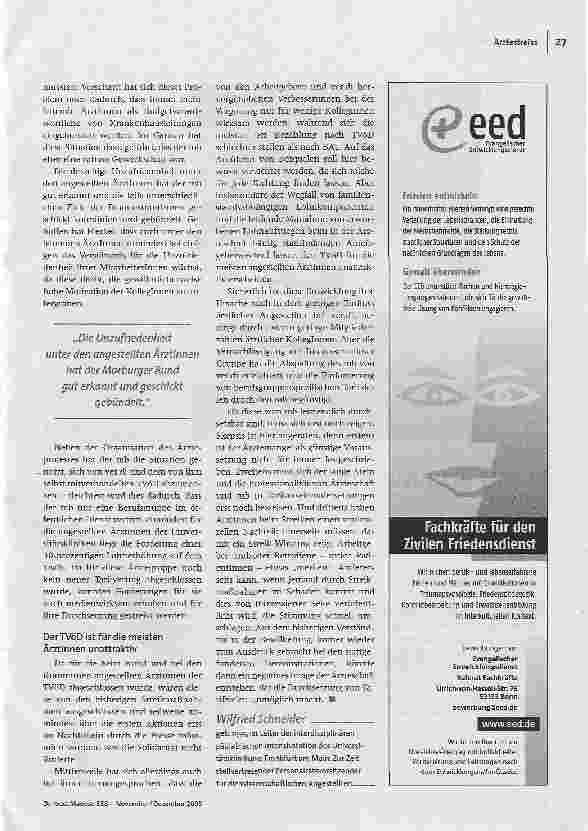 Vorschauseite 3: Kampf für mehr GeldDie Ärztestreiks und die Rolle des Marburger Bundes